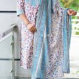 Cotton churidar set.3piece set(3068)