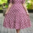 Rayon Delta Print Frock(3083)