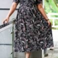 Rayon Delta Print Frock(3100)