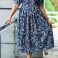 Rayon Delta Print Frock(3101)