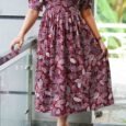 Rayon Delta Print Frock(3102)